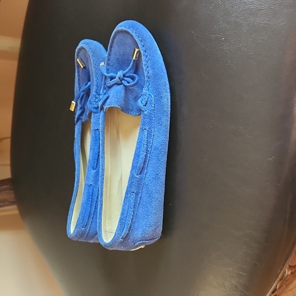 Michael Kors flats blue navy leather size 6.5 - Picture 7 of 17